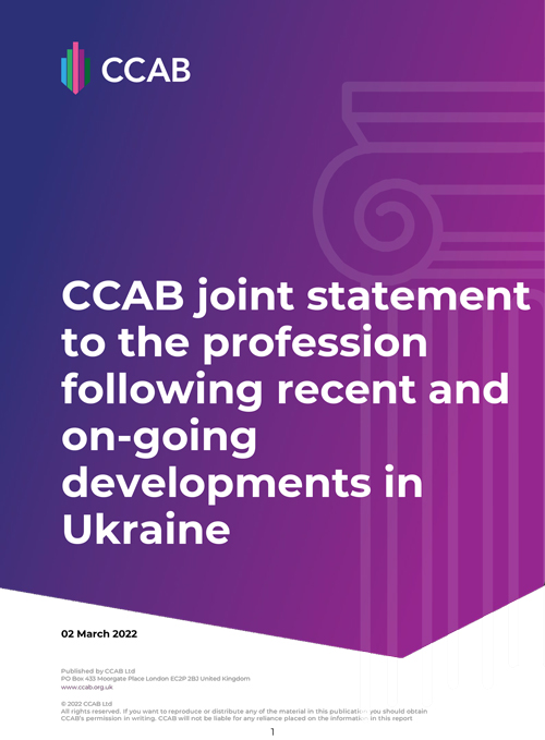 CCAB Guidance on Sanctions