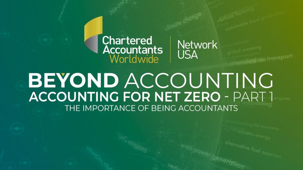 Beyond Accounting – Accounting for Net Zero – Part One