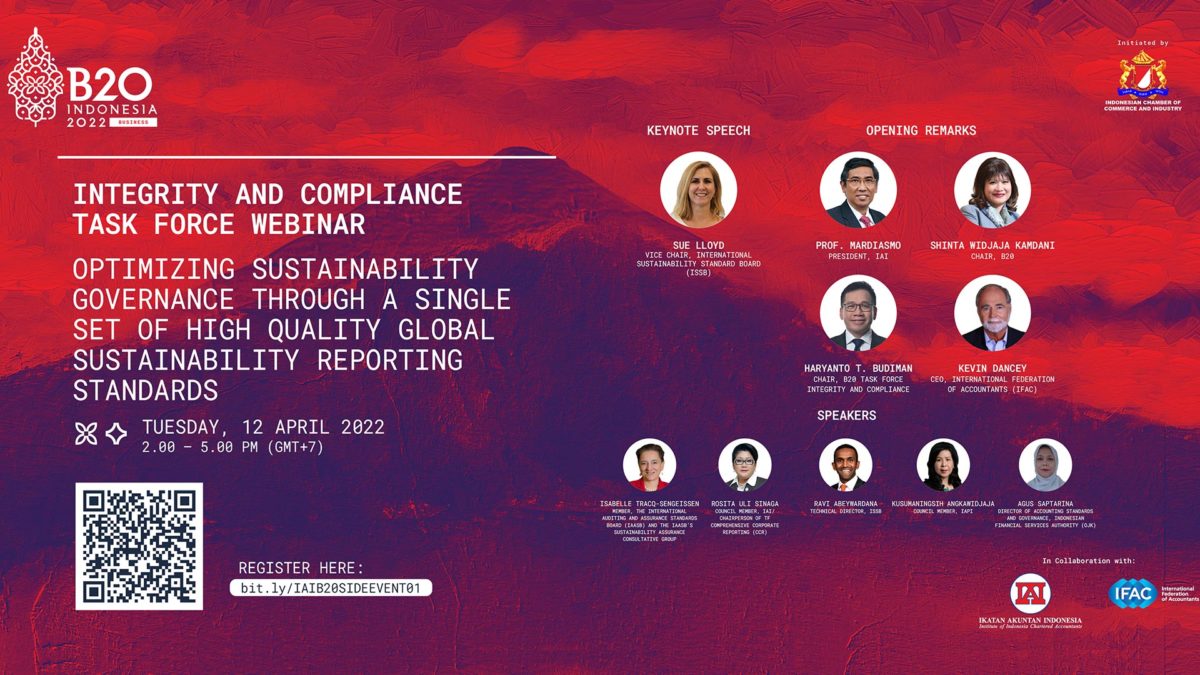 Optimizing Sustainability Governance Through a Single Set of High Quality Global Sustainability Reporting Standards