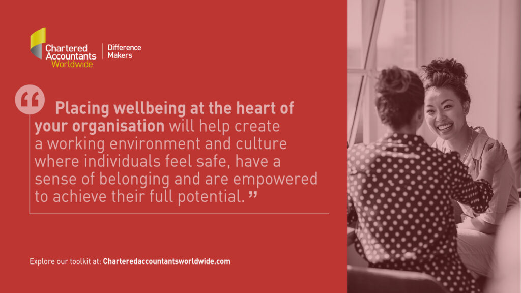Placing wellbeing at the heart of your organisation