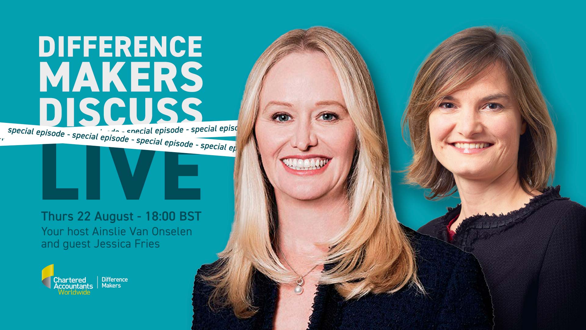 special edition of Difference Makers Discuss Live, hosted by Ainslie van Onselen