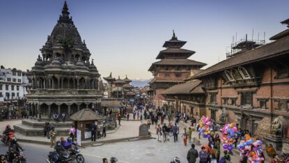 Nepal Kathmandu street scene Kathmandu street scene